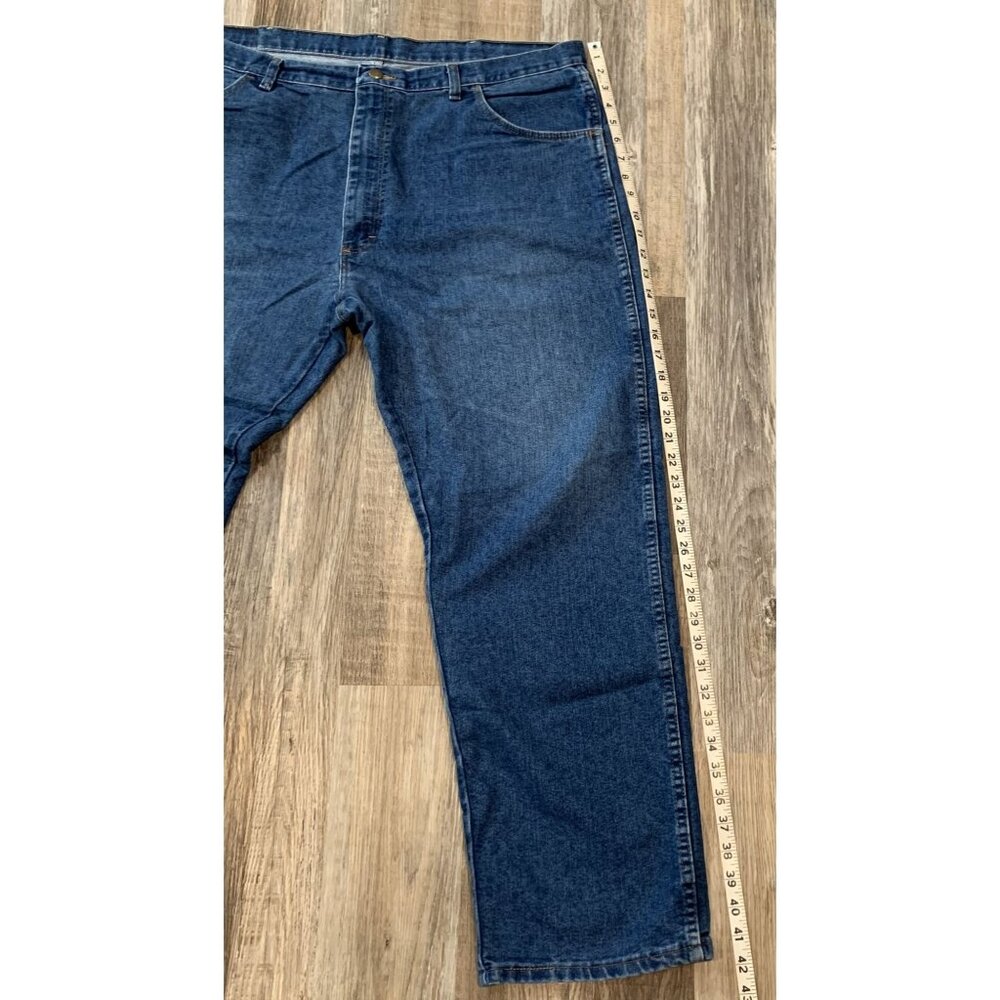 Wrangler Mens Authentic Jeans Sz 42X30 Premium Quality Denim Loose Straight Leg - Picture 9 of 11
